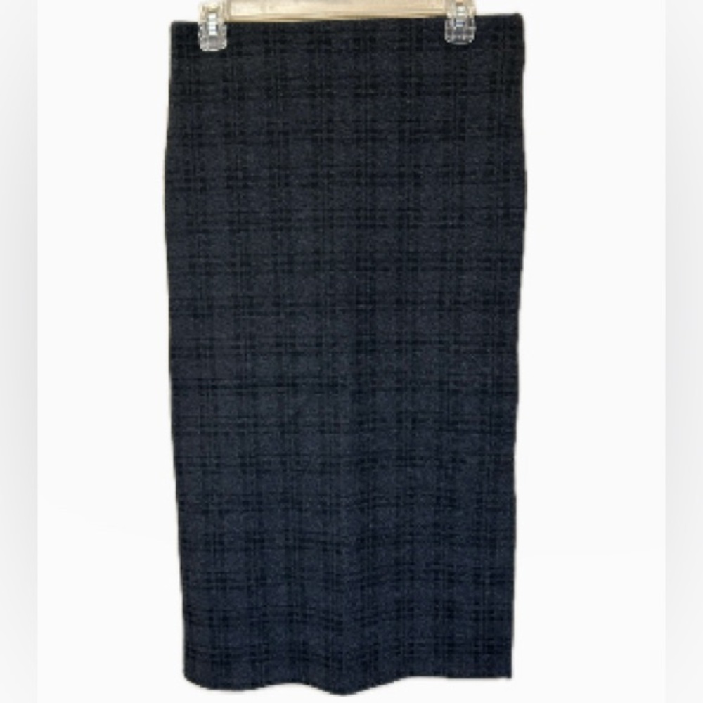 LOFT Gray & Black Skirt Size S